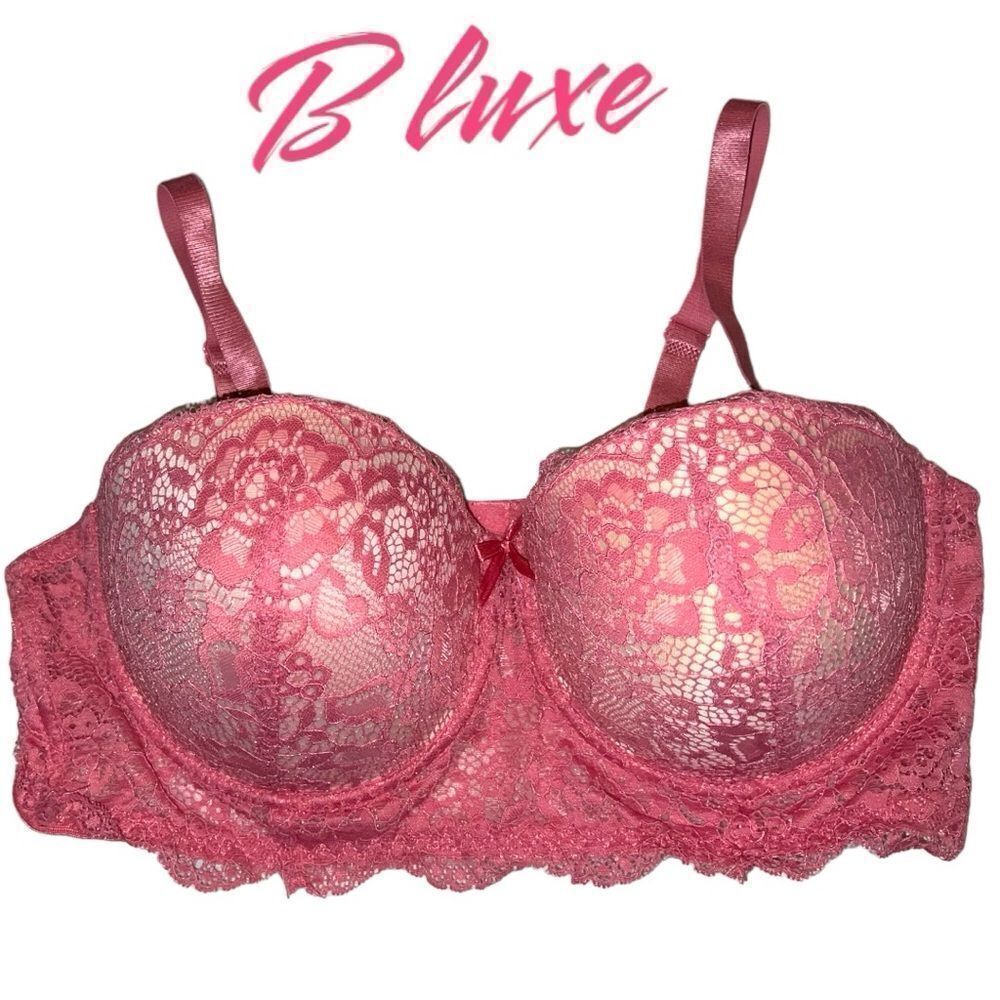 B.Luxe pretty lacy pink bra! New